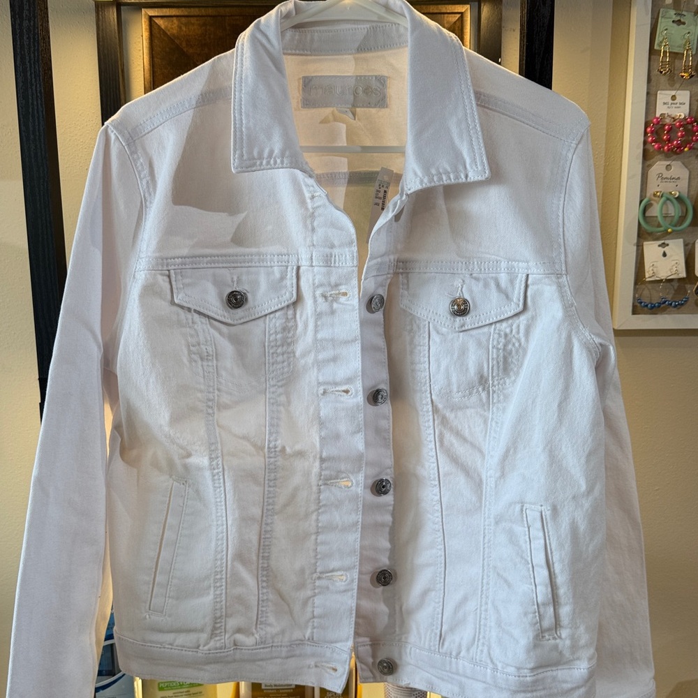 Maurices White Denim Jacket